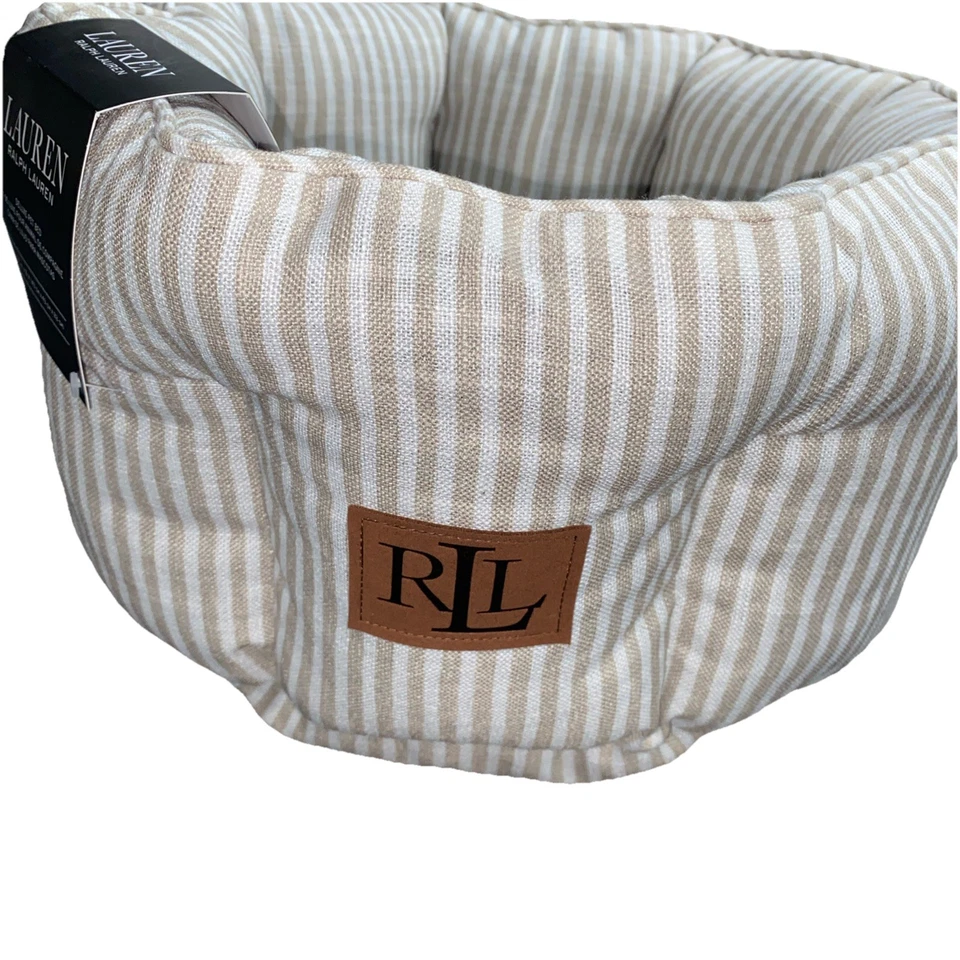 Ralph Lauren Small Dog/ Cat  Soft Striped Tan - Image 3 of 4