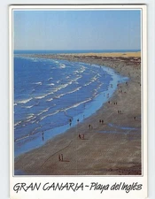 Postcard Playa del Ingles Gran Canaria Spain