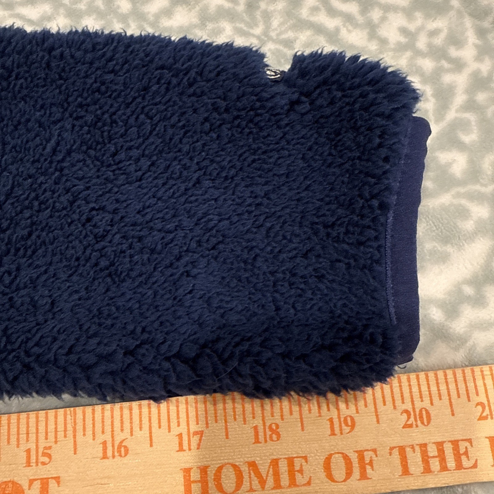 Chubbies Hoodie Men’s Size Small Blue Deep Pile Sherpa Fleece Sweater Pullover