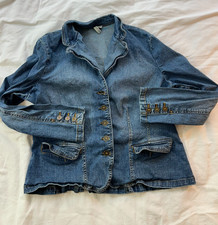 Vintage 90s St. John’s Bay Denim Jacket Made in USA | Workwear Chore Trucker XL