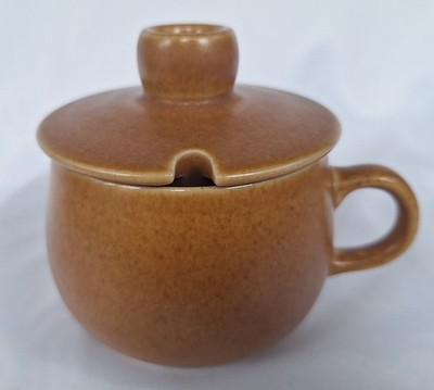 Denby Pottery England Jam / Sugar Bowl with Lid