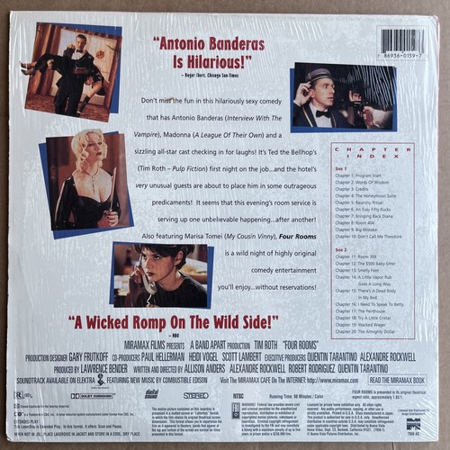 Four Rooms Laserdisc Quentin Tarantino - Picture 2 of 2