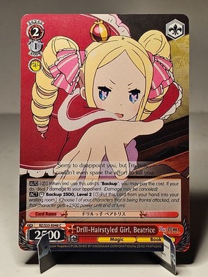 Drill-Hairstyled Girl, Beatrice [RZ/S55-E048 C] Weiss Schwarz Re:ZERO Vol.2