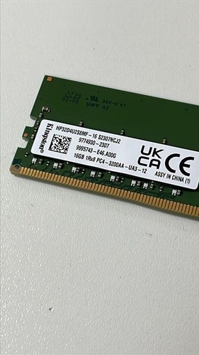 Kingston 16GB DDR4-3200 HP32D4U2S8MF-16 Memory Module DIMM Ram Neu + OVP