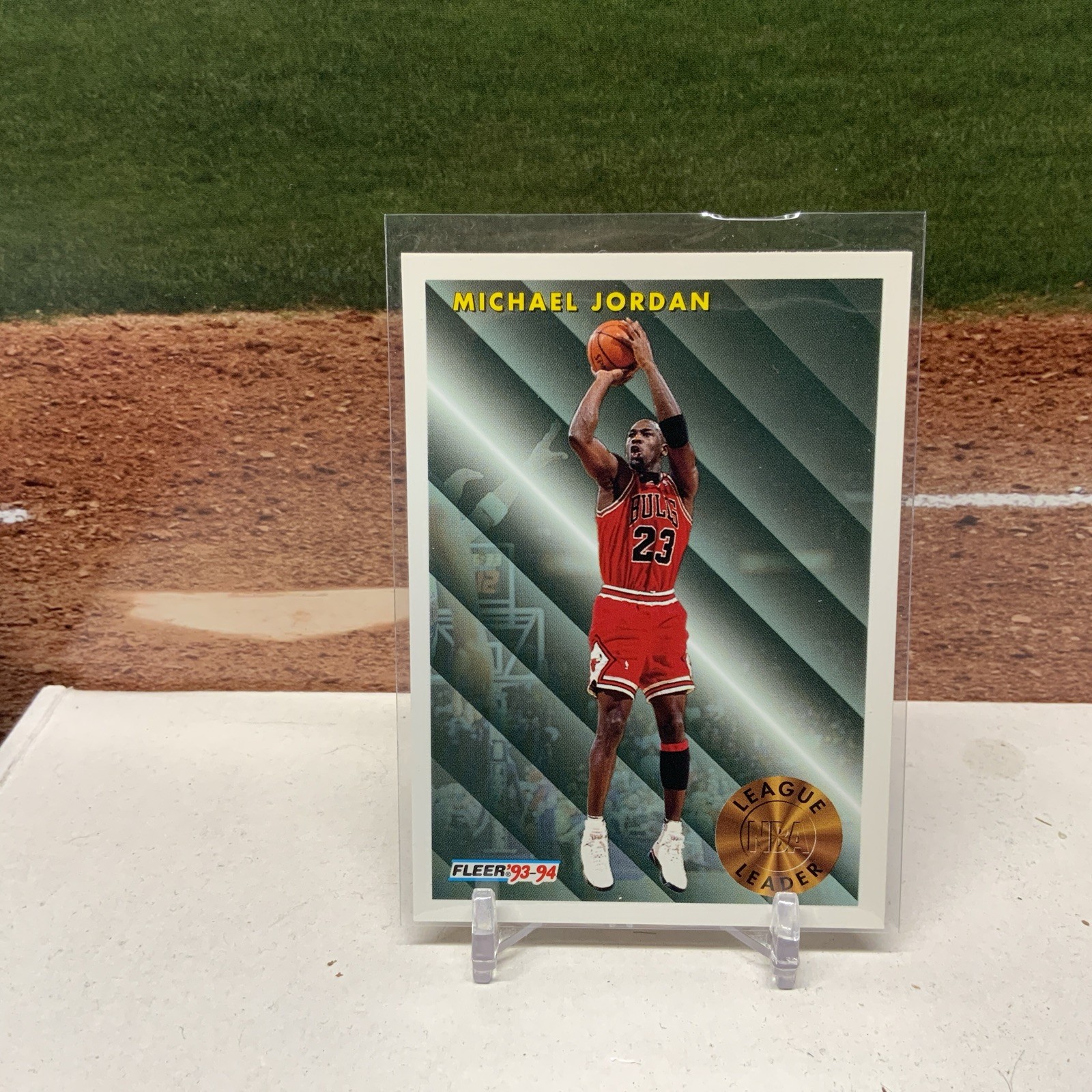 Michael Jordan 1993-94 Fleer 224 | League Leader Chicago Bulls