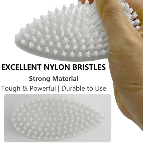 Hand and Nail Brush for Cleaning Fingernails Fingers Nylon Firm Stiff Bristle... - Picture 2 of 6