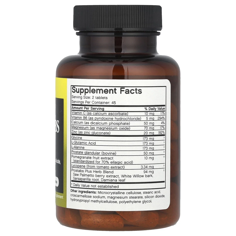 Nutrition For Men™, Prostabs Plus®, 90 comprimidos - Imagem 2 de 2