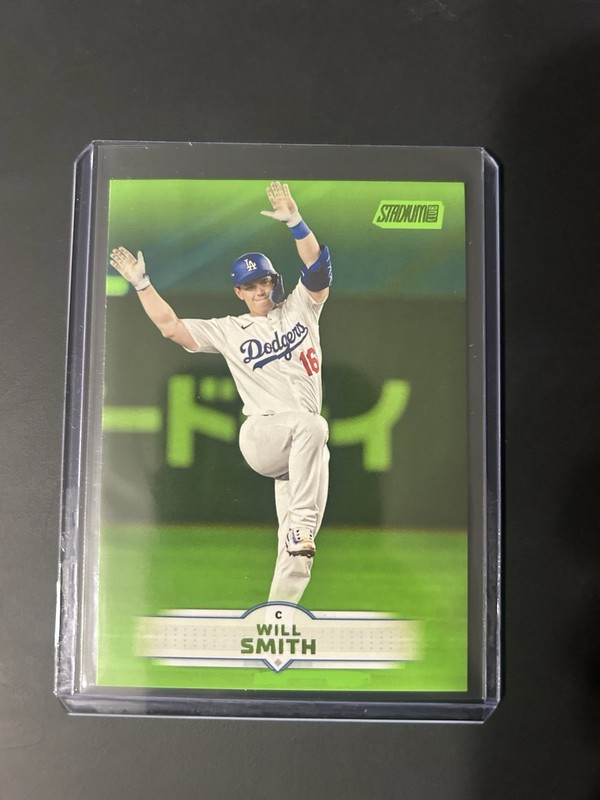 2025 Topps Stadium Club Will Smith LIME GREEN PARALLEL #125 -LA Dodgers