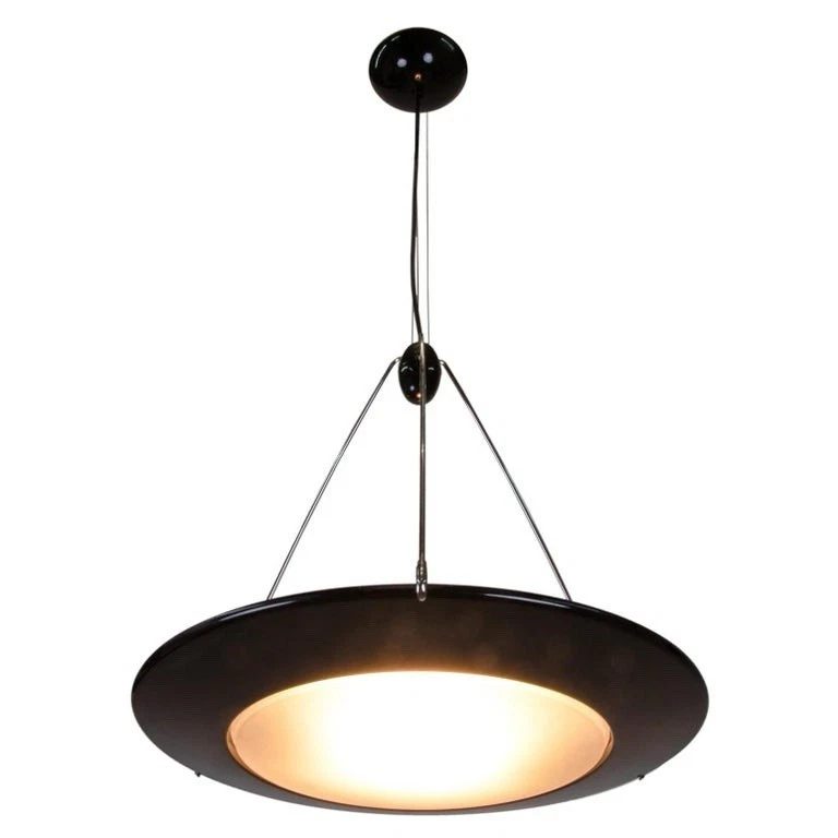 RARO Lámpara Colgante OVNI Ezio Didone para Arteluce Flos | Icono Posmoderno Italiano Foto 2 de 4