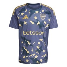 Men's Adidas Navy Boca Juniors 2025 Third Jersey IV8205 New $100