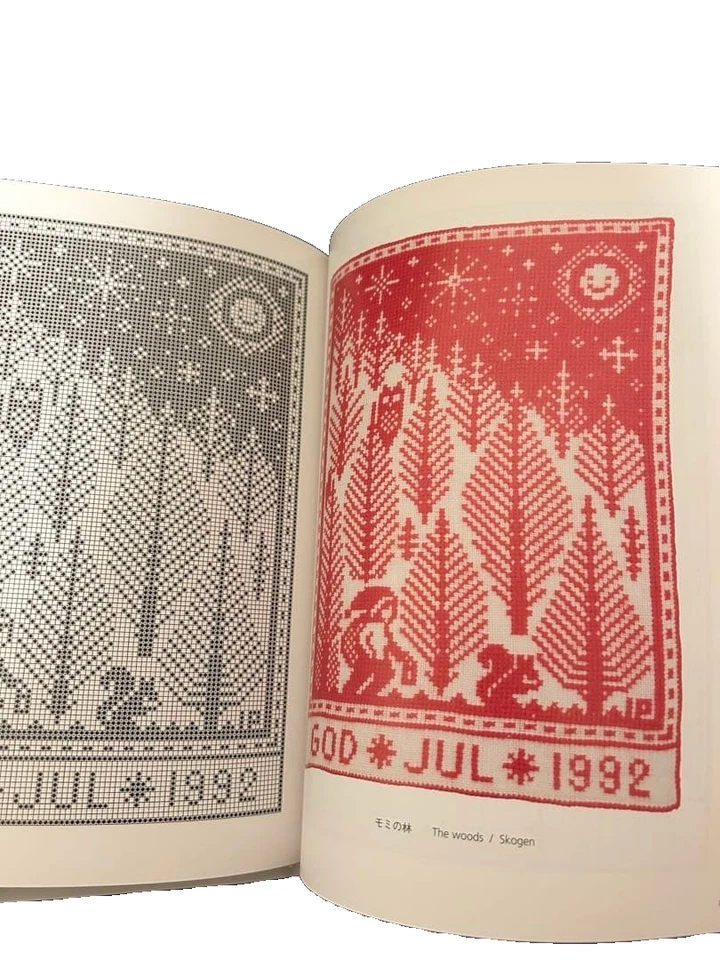 [US Tax Paid] Swedish Cross Stitch Christmas Calendar Book Inga Palmgren 2012 - Image 4 of 4