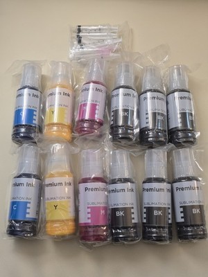 LOT OF 12 sublimation Ink Printers Jack Compatible with EP EcoTank Printer