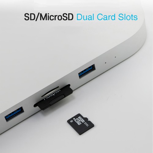 WIZPLAT Mac mini External HDD/SSD Enclosure + Multi USB Hub Card Reader HM25C - Picture 8 of 9