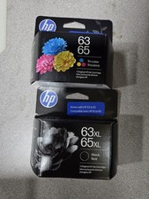 HP 63XL / 65XL Black AND 63/65 Tri Color Exp 2027