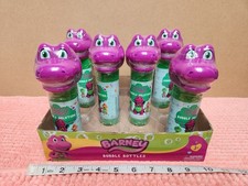 Barney Bubble Solution Barney Bubble Bottle Lot Of 6 w/ Store Display Barney NEW