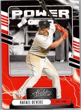 2021 Panini Absolute #PO-9 Rafael Devers Power Retail