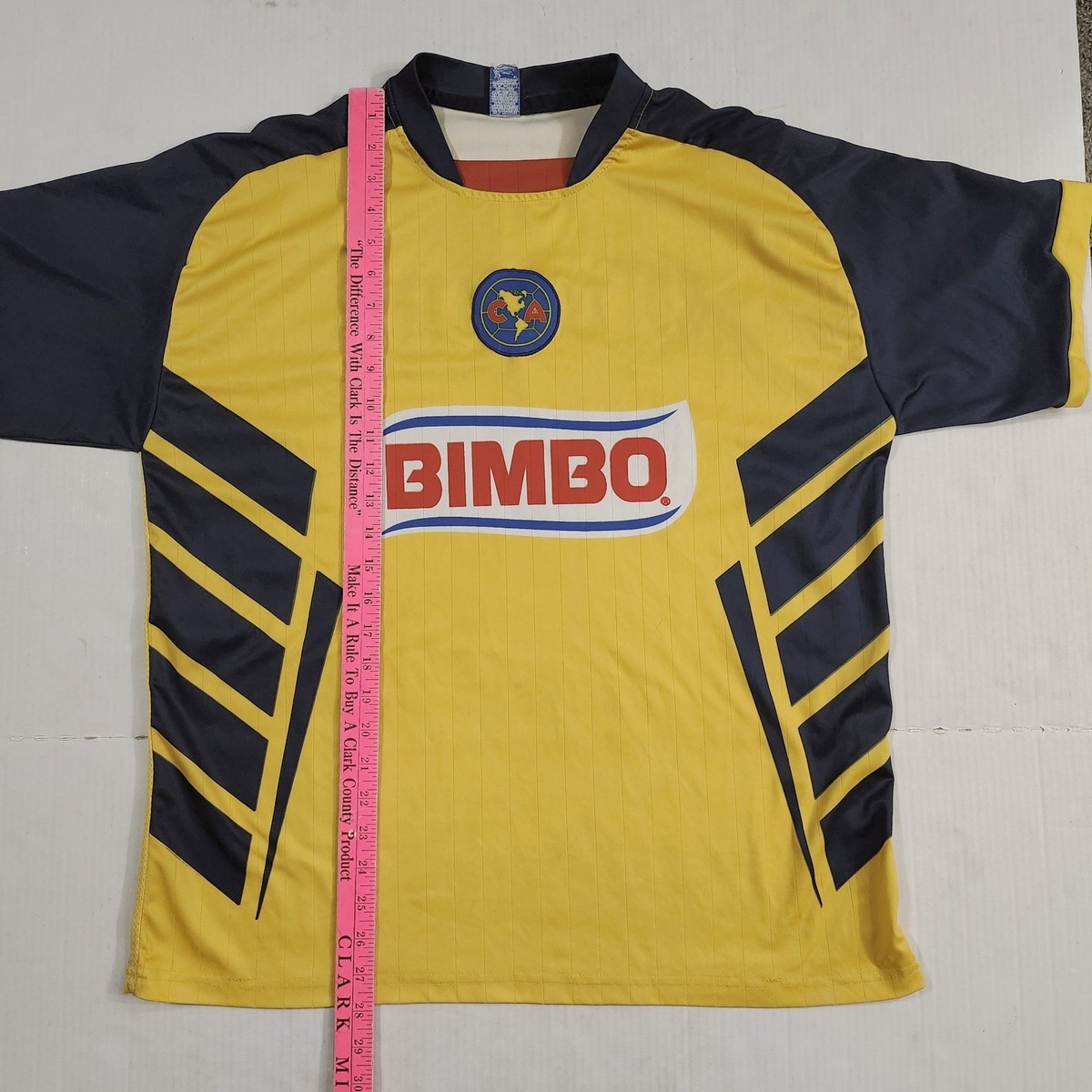 Mexico Club America Bimbo Corona Soccer Jersey Yellow | eBay