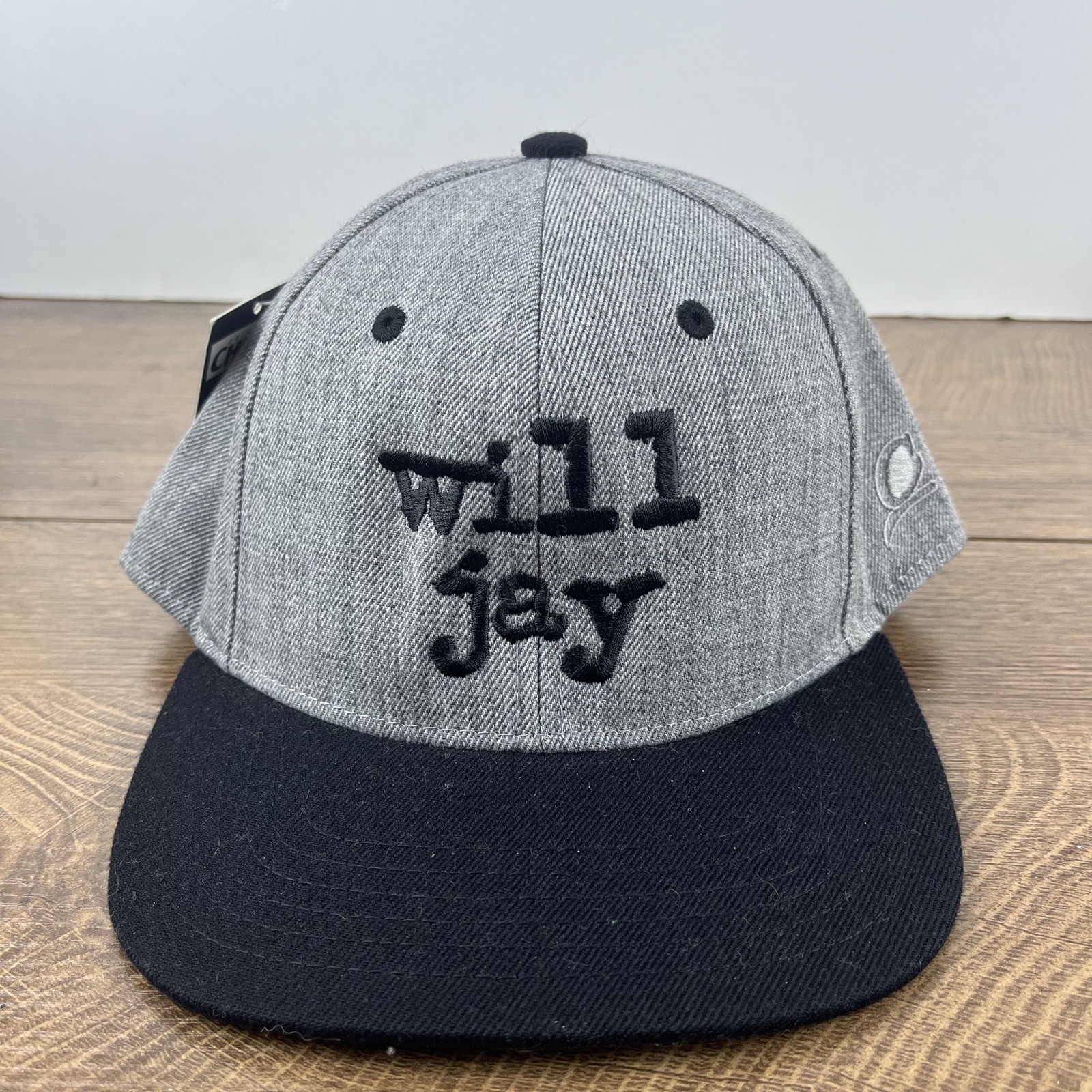 Will Jay Snapback Hat Gray Adjustable Hat Adult F… - image 3