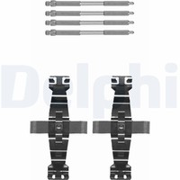 Delphi LX0674 ZubehöR Kit, Scheibenbremsbelag FüR, Audi, Opel, Peugeot, Porsche