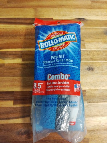O Cedar Roll O Matic Roller 8.5” Wave Sponge Mop Refill Blue New In ...