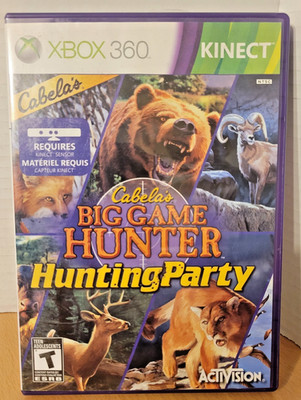 Big Game Hunter Hunting Party for XBOX 360 Requires KINECT Sensor Pre-Owned