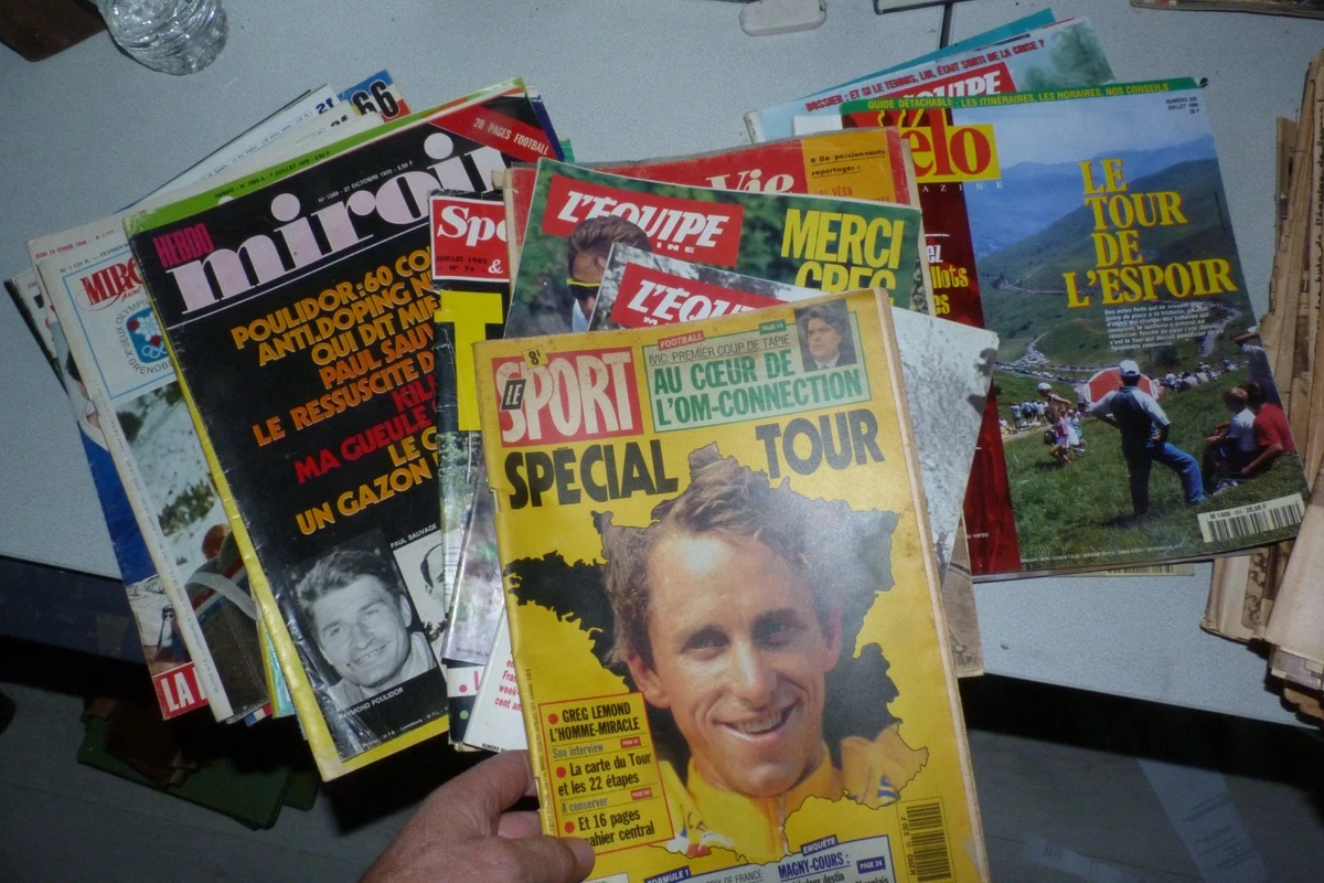 Lot De 6 Magazines Vintage - Spécial Tour De France - Cyclisme Ancien