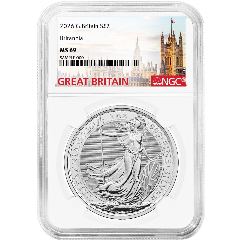 銀貨 G Britain 2020年 NGC MS69 イギリス ブリタニア UK Britannia MS 69 NGC Certified Silver Bullion Coins for sale | eBay