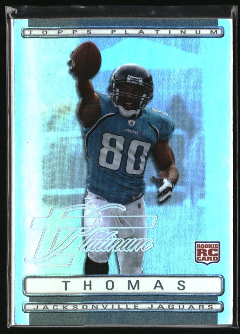 2009 Topps Platinum #134 Mike Thomas Base Rookie Variation #/1549