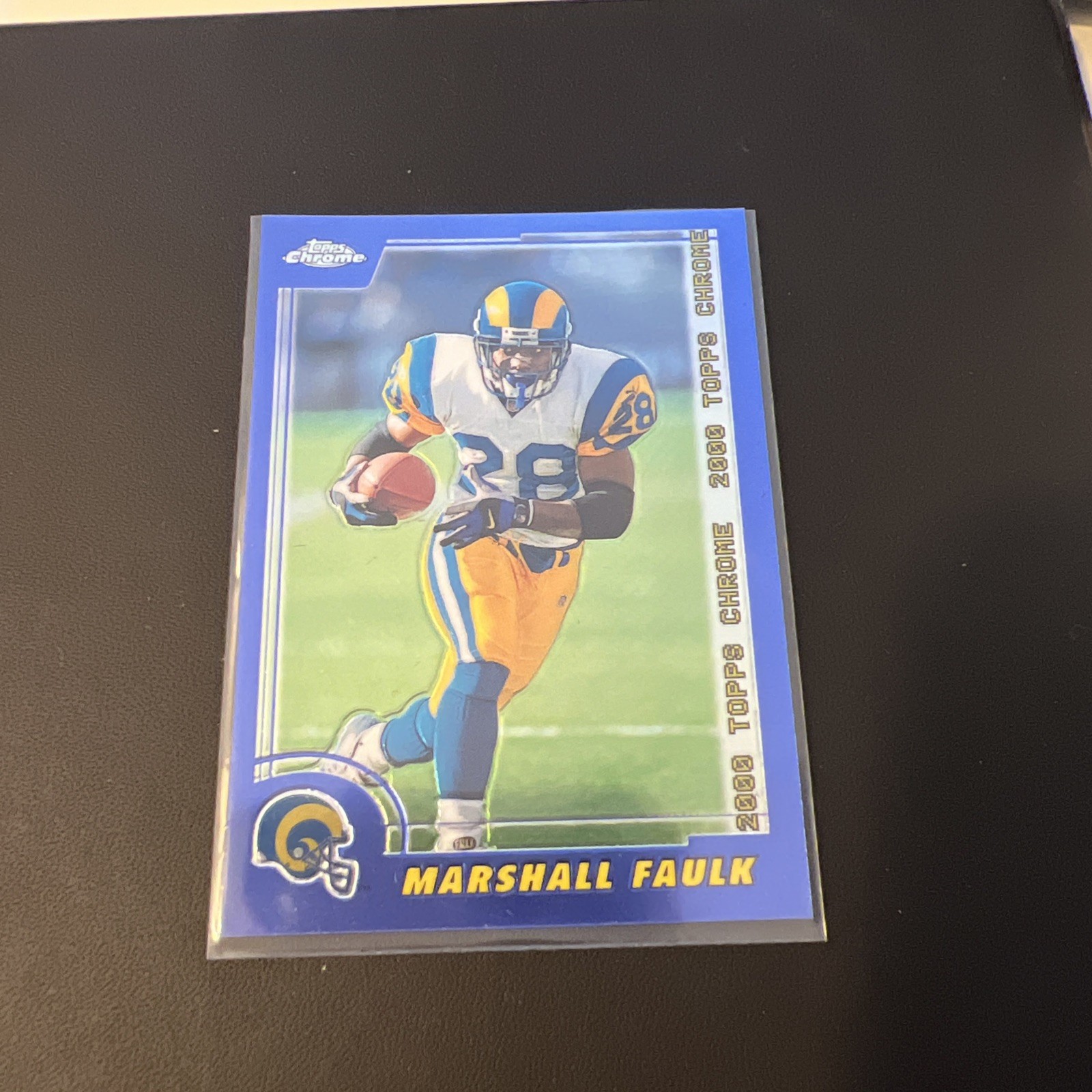 2000 Topps Chrome - Marshall Faulk #124 Refractor