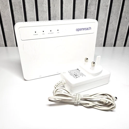 OPENREACH BT ZTLink MT992 G Fast Modem DSL LAN Internet - Used / Cable