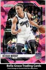 2024-25 Panini Prizm Keegan Murray #7 Sacramento Kings Prizms Pink Ice NBA