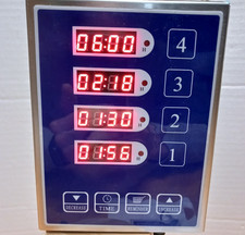 Commercial Kitchen Timer - 4 Channel - LED Display / Alarm - 110v - Tested