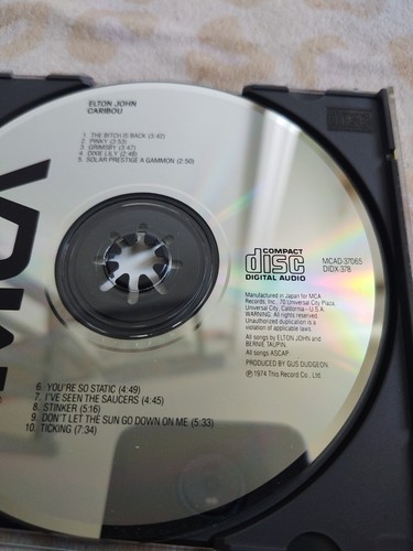 RARE ELTON JOHN CDs JAPAN FOR US Audiophile Early Target Era Smooth Sided Cases - Picture 23 of 24