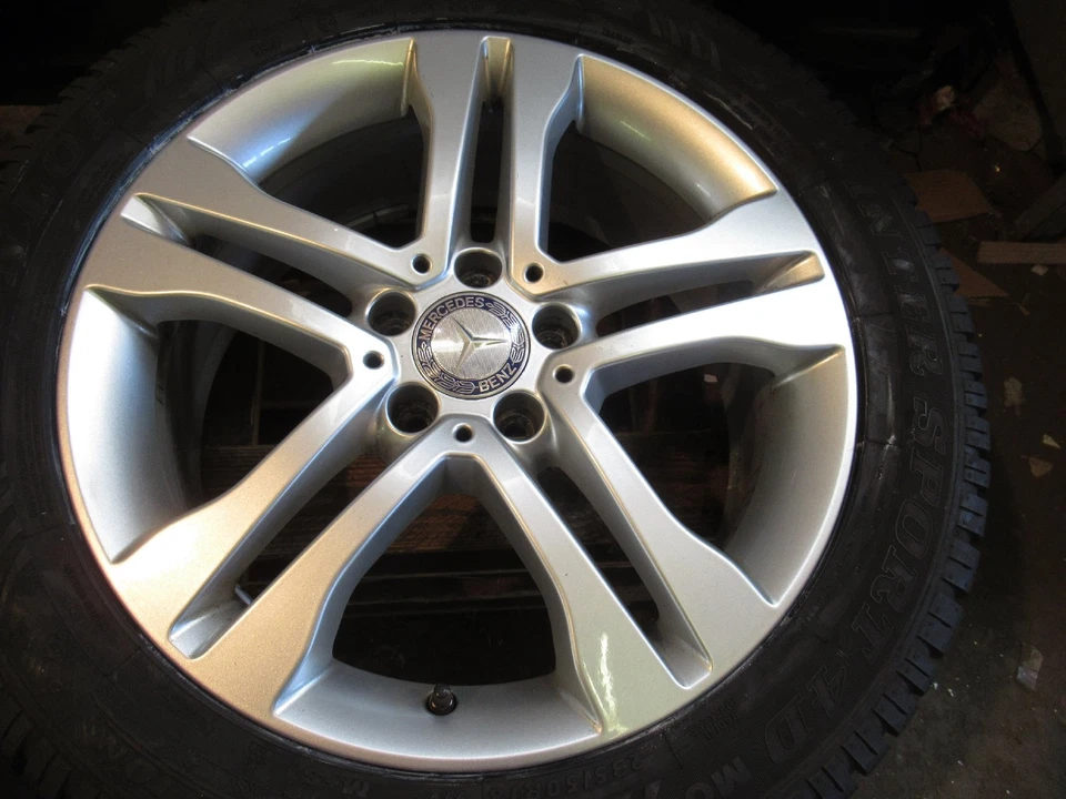 !6,5mm! 1A Winterräder Alu Mercedes GLA 156 X156 - Dunlop 235/50 R18 7Jx18 ET46 - Bild 2 von 4