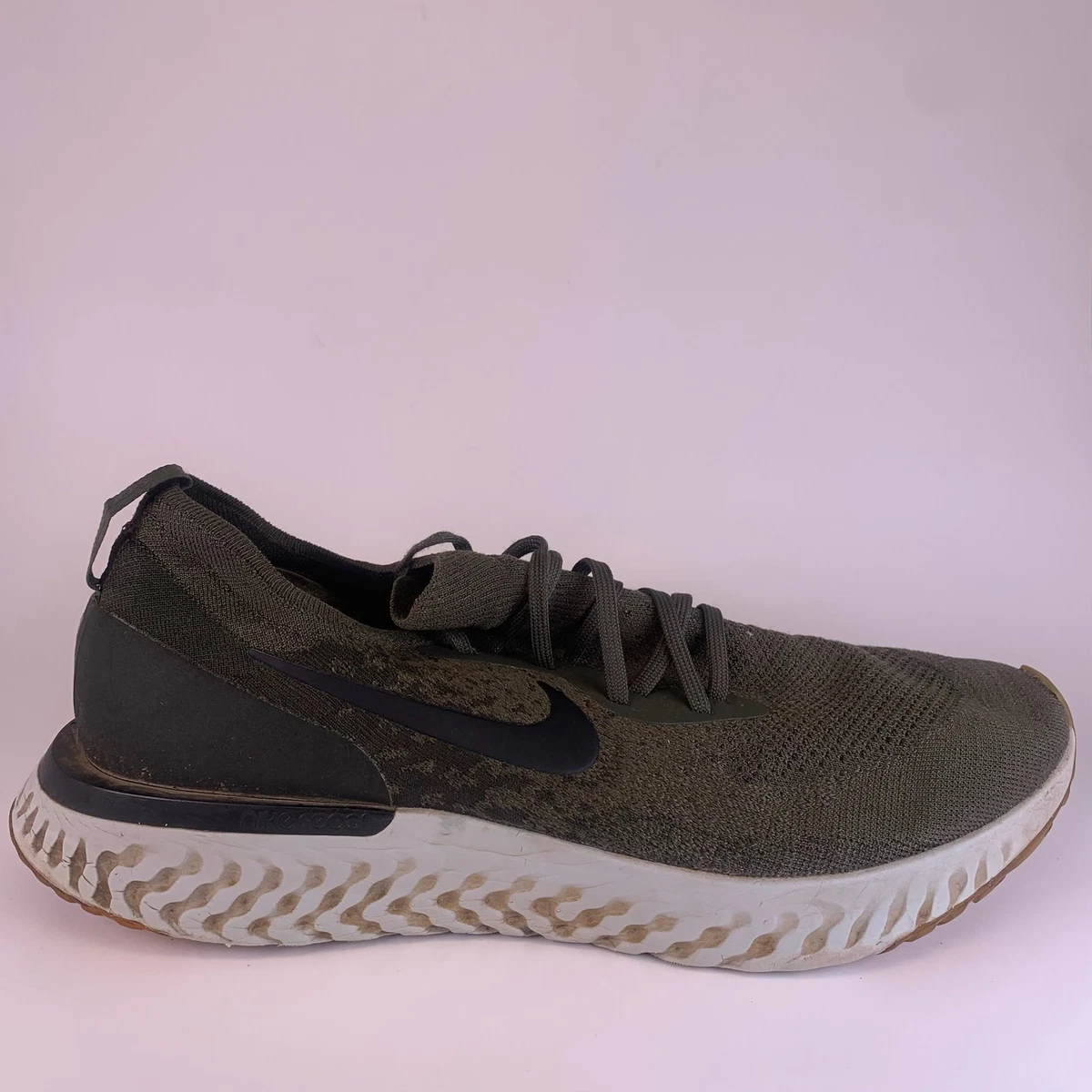 Nike Epic React Flyknit Olive/Mineral Spruce, Size 11.5 BQ8928-301, lightly used Nike Epic React Flyknit 2 Mineral Spruce for Sale  main image 4