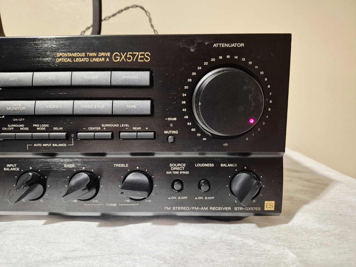 Sony STR-GX57ES AM/FM Stereo Audio Video Receiver No Remote Fully