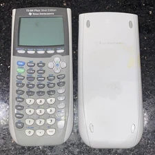 Texas Instruments TI-84 Plus C Silver Edition Calculator Black Tested W/ Cover