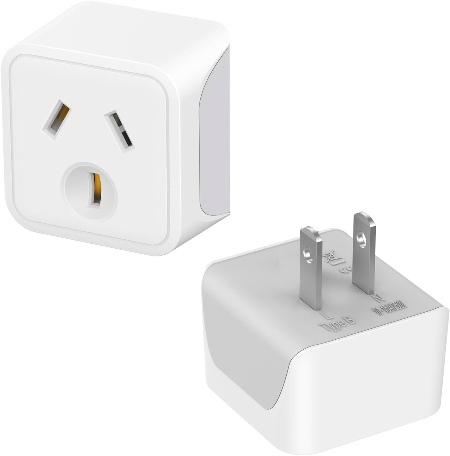 2 Pack Japan Travel Adapter, AU to Japan Plug Adapter Type a Travel Power Plug