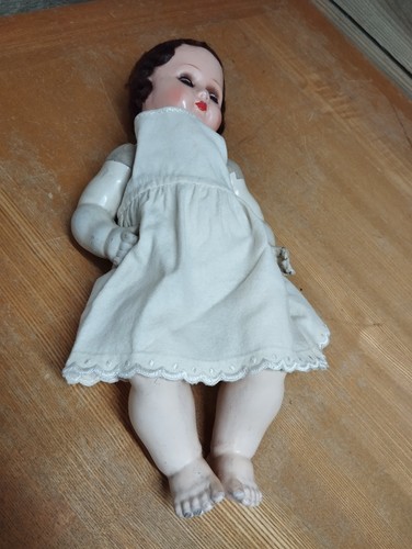 Vintage Antique Doll German WP Welsch Pfeiffer Marks? Bisque Fragile - Talking - Picture 4 of 15