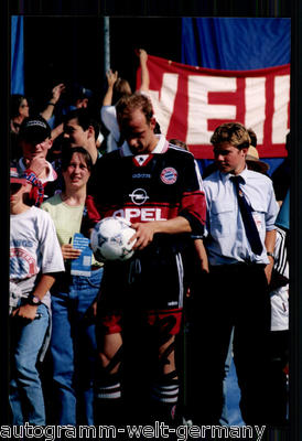 Mario Basler Bayern München 1999-00 seltenes Foto