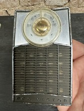 VINTAGE RCA Victor Transistor Radio MODEL 3 WITH CASE UNTESTED AM IMPAC