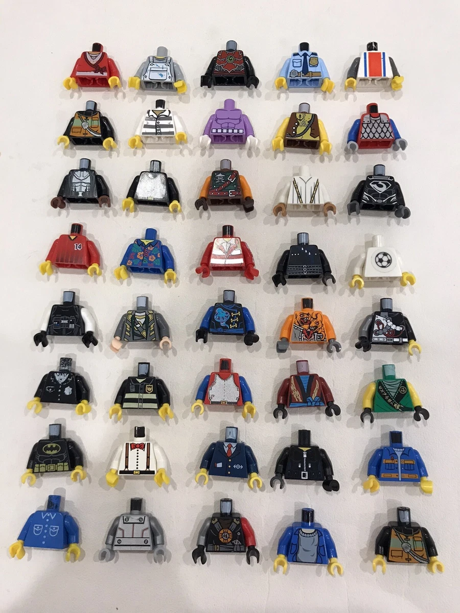 40 Lego Minifigure Torso Bundle Job Lot 4 R6
