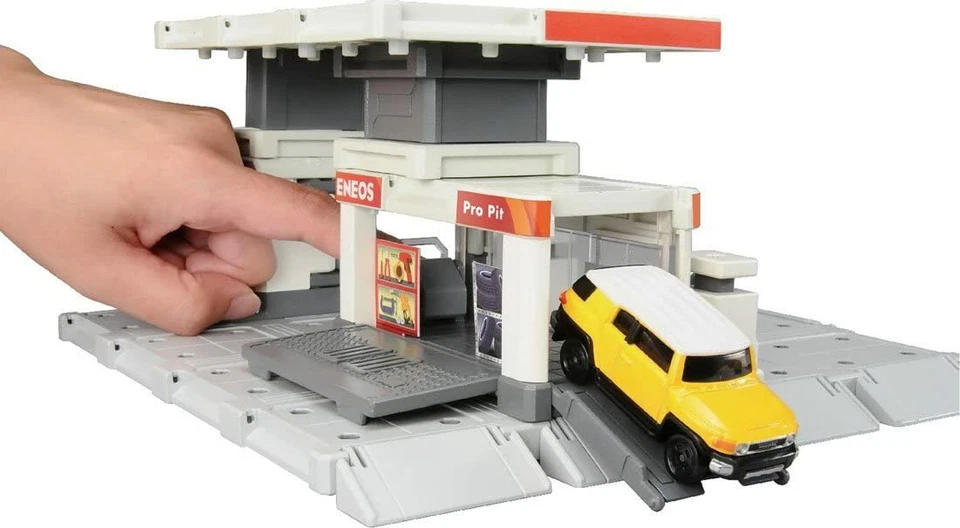 Takara Tomy Tomica Town Build City Gas Station Stand ENEOS from Japan new F/S - Image 4 of 4