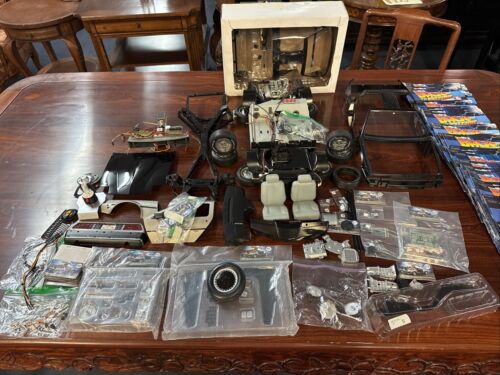 Universal Eaglemoss 1/8 DeLorean Back to the Future Chassis Large Lot 2 Cars