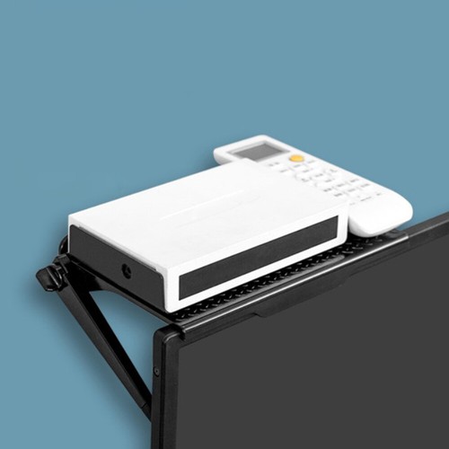 TV Monitor Stand Laptop Elevated Rack Computer Storage Screen Shelf Risers - Afbeelding 12 van 12