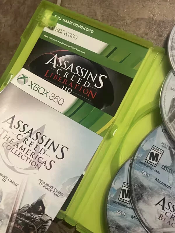 Assassins Creed: The Americas Collection (Microsoft Xbox 360, 2014) CIB COMPLETE - Image 3 of 4