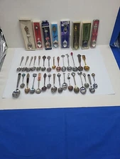 Miniature Collector Spoons Lot United States World Holland NZ Alaska Canada 
