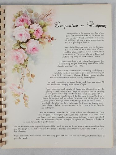 Roses And The Fine Art Of China Painting by Sonie Ames 1972 1st Ed. Art & Craft - Picture 9 of 12