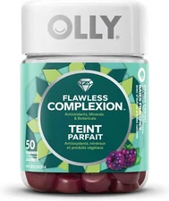 Olly Flawless Complexion Gummy Vitamin E A Zinc Berry Fresh Healthy 50 pcs NEW