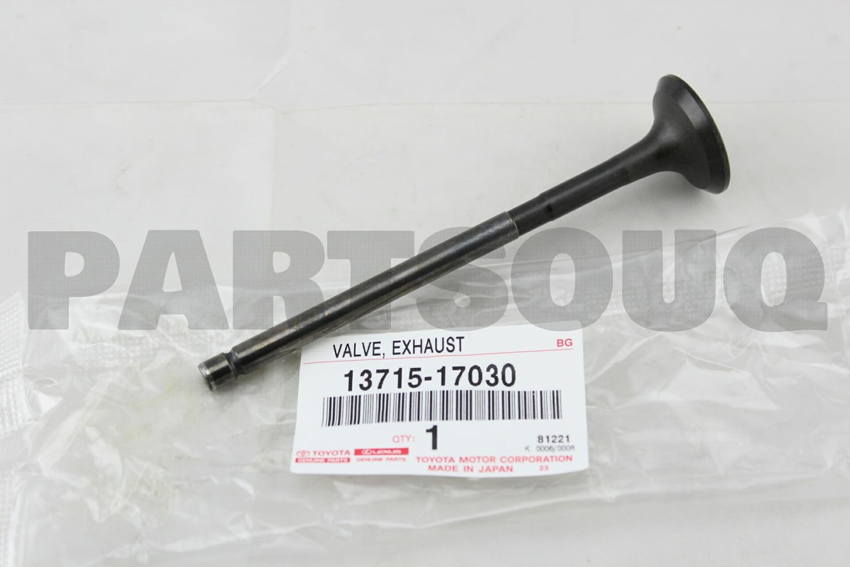 1371517030 Genuine Toyota VALVE, EXHAUST 13715-17030 | eBay